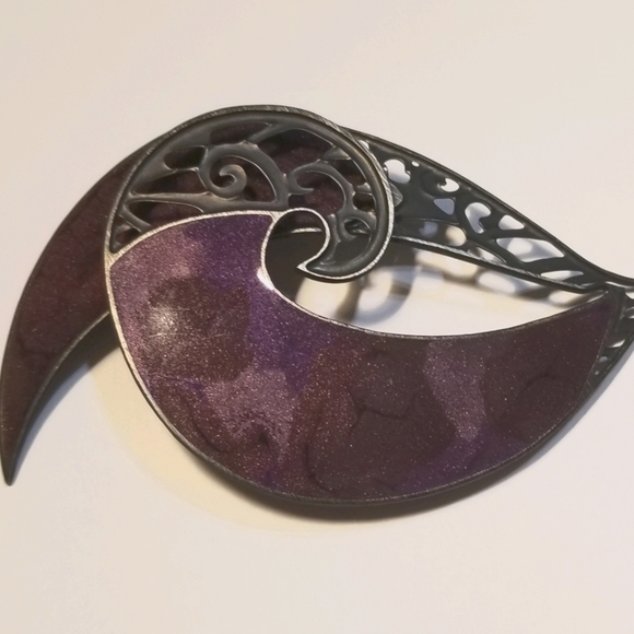 EDGAR Berebi MODERNIST Enamel Brooch - Picture 1 of 6